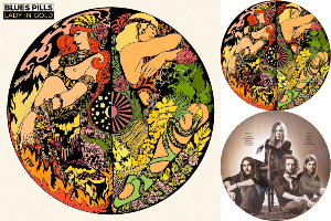 Blues Pills - 2016 Lady in gold - Picture Disc vinyl box LP/CD/DVD - 335 kr.